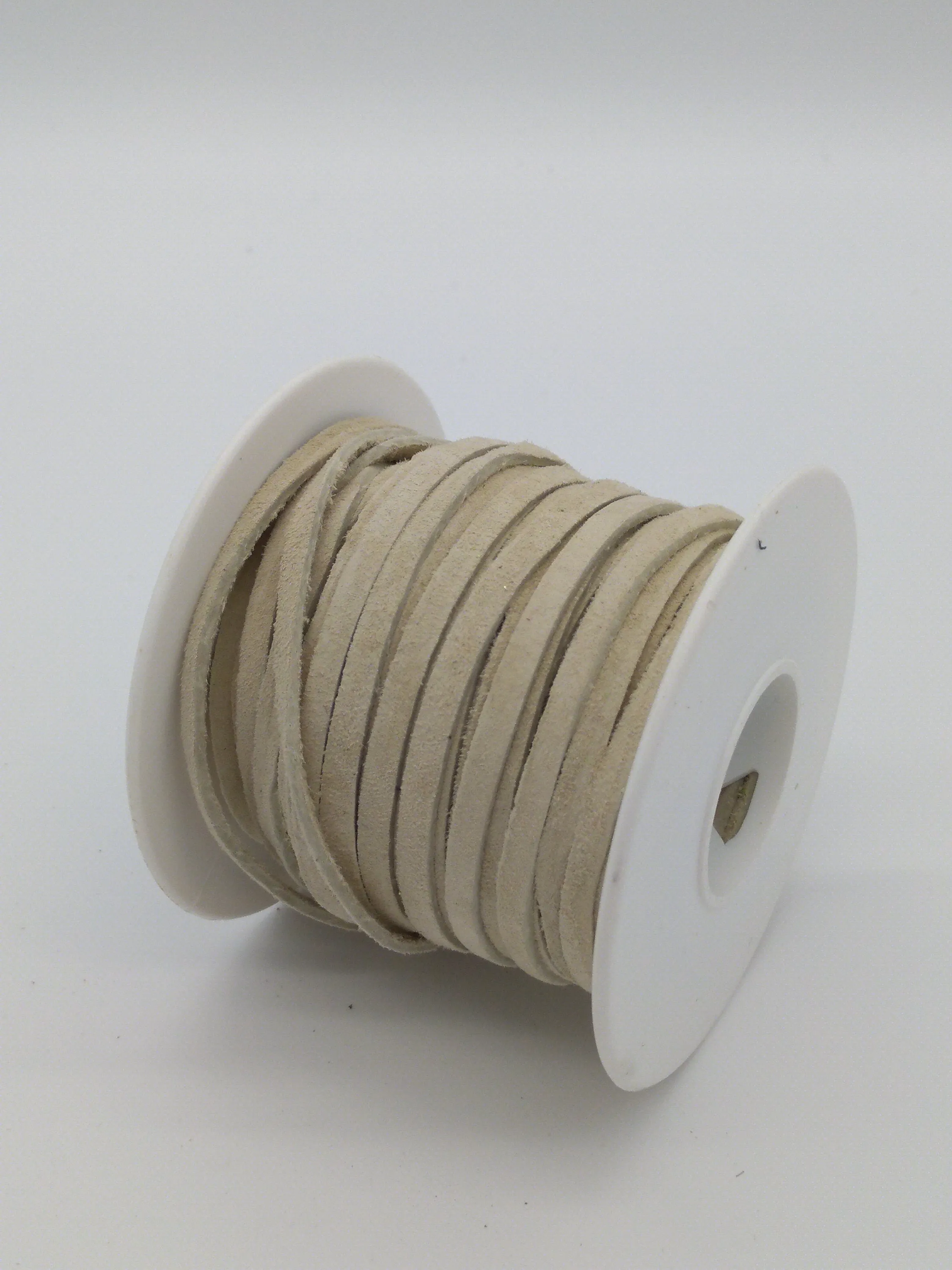 Genuine  100% Leather Lacing  3mm x 2mm thick, sold in: 1, 5 and 10 yard lenghts. Beige, Brown, Grey, Red, Black, Pink, White, Natural
