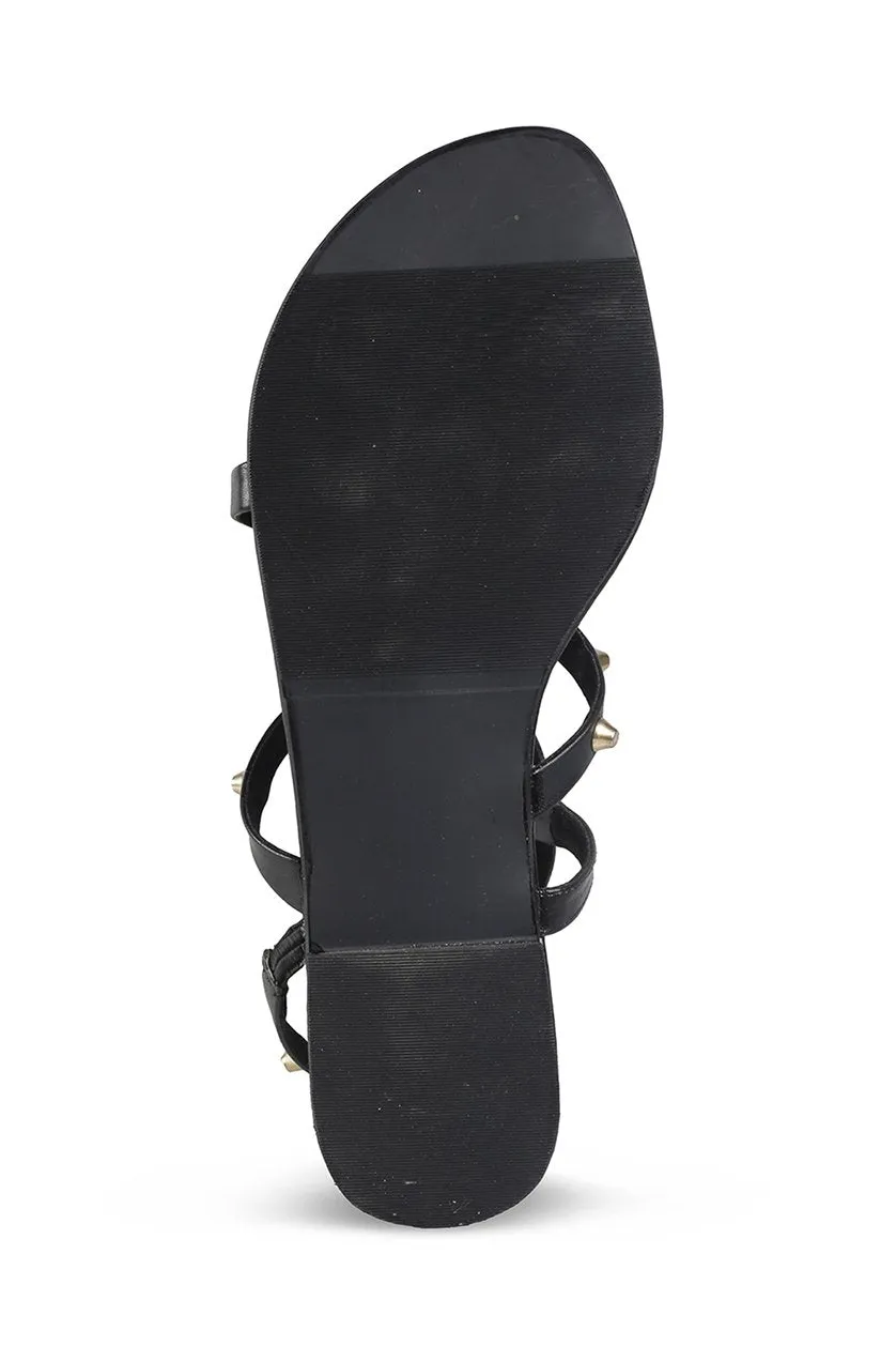 Gold Hardware strap flats
