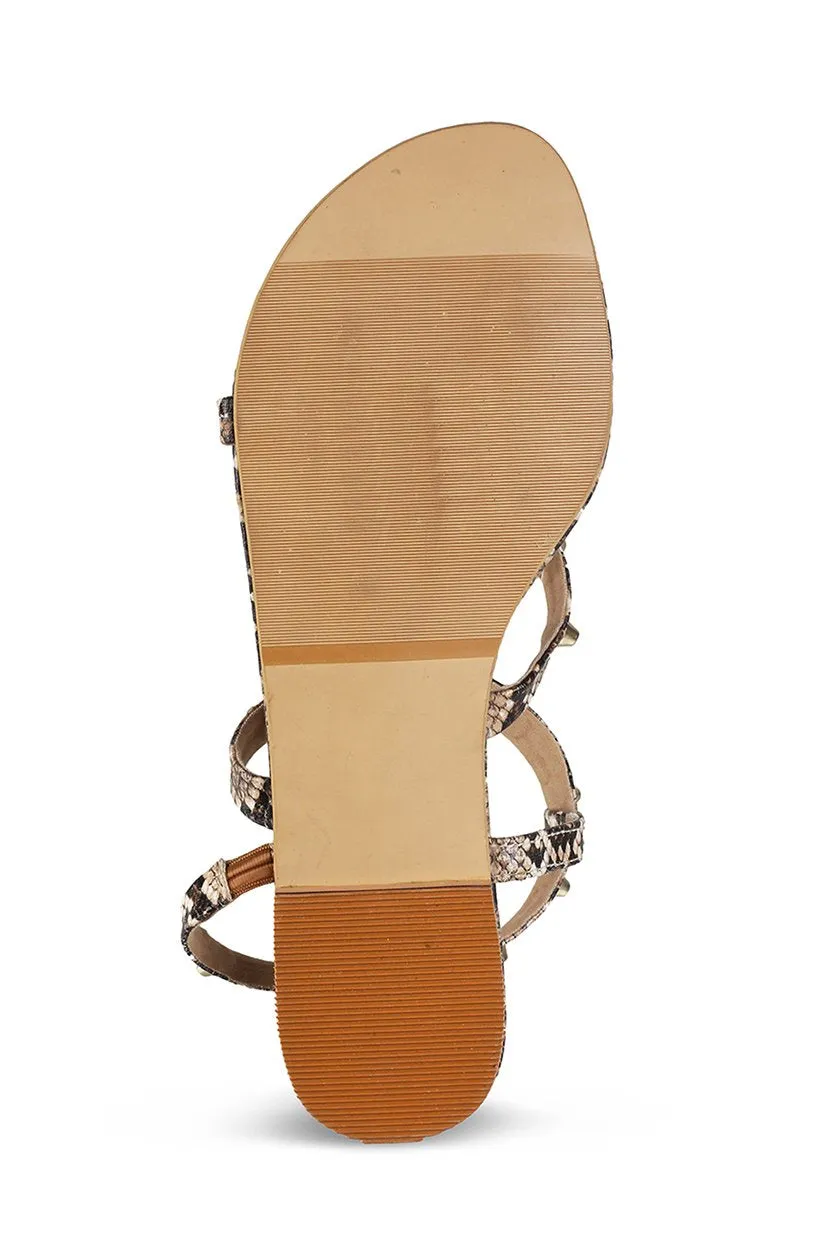 Gold Hardware strap flats