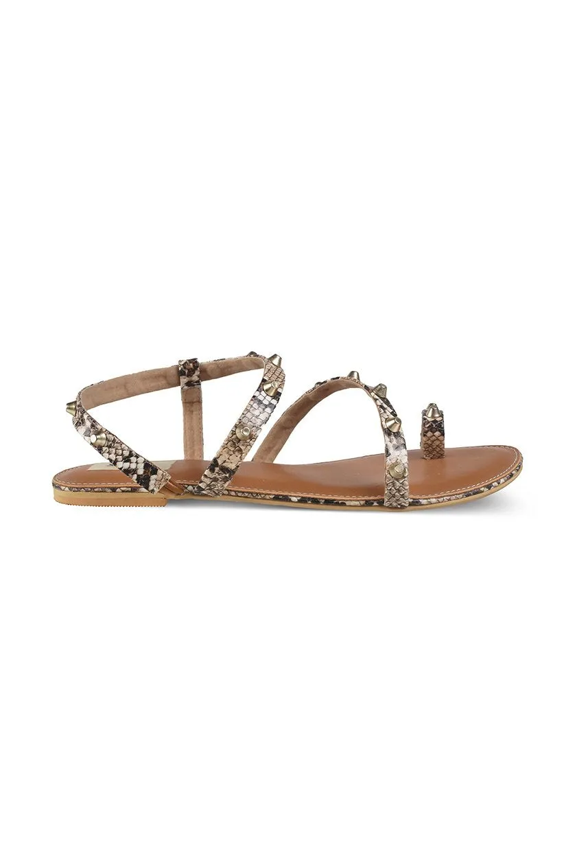 Gold Hardware strap flats