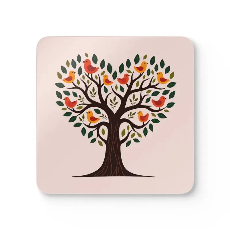 Heart Shaped Tree Corkwood Coaster Elevates your Decor