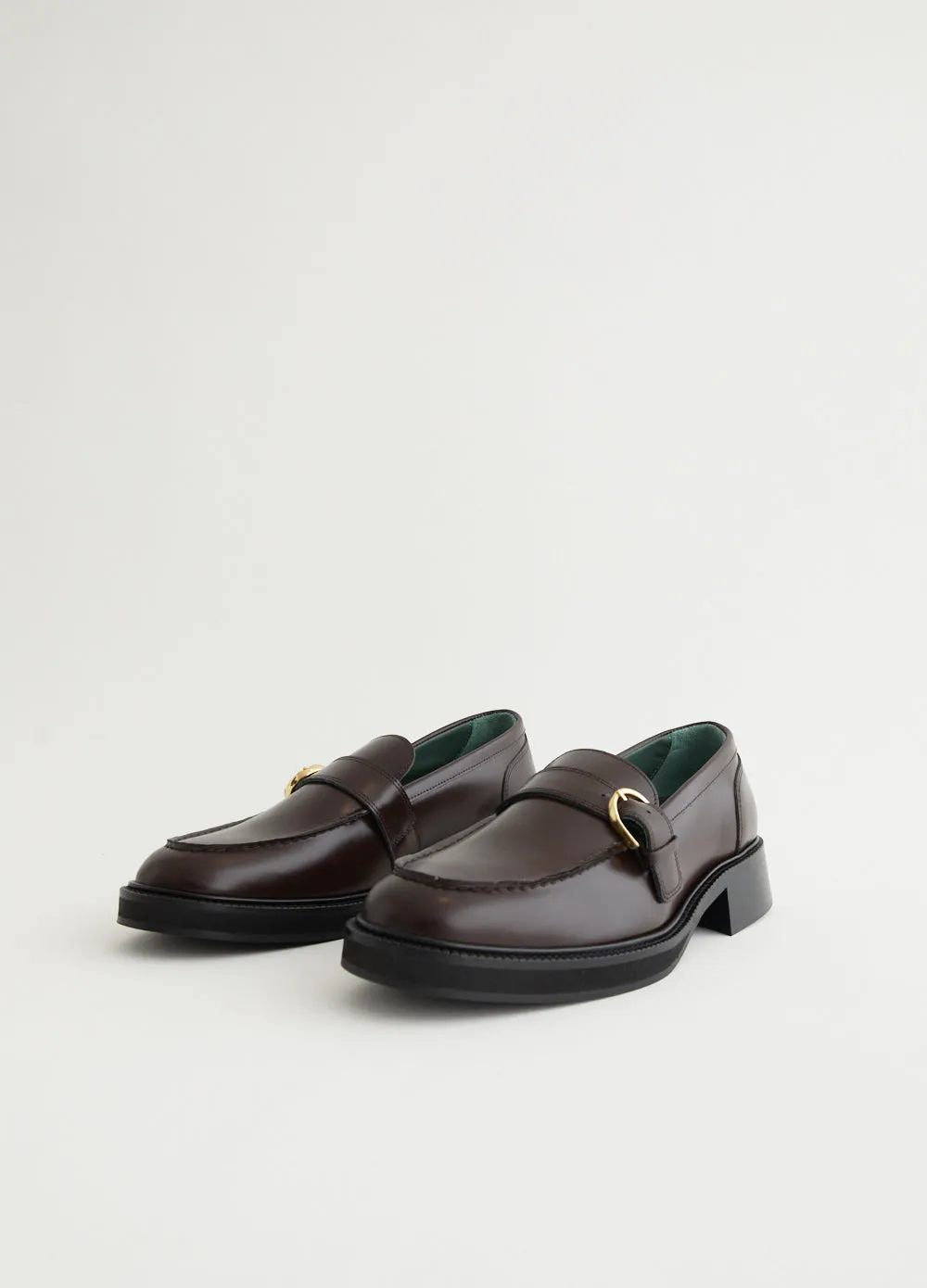 Heeled Townee Monk Loafers