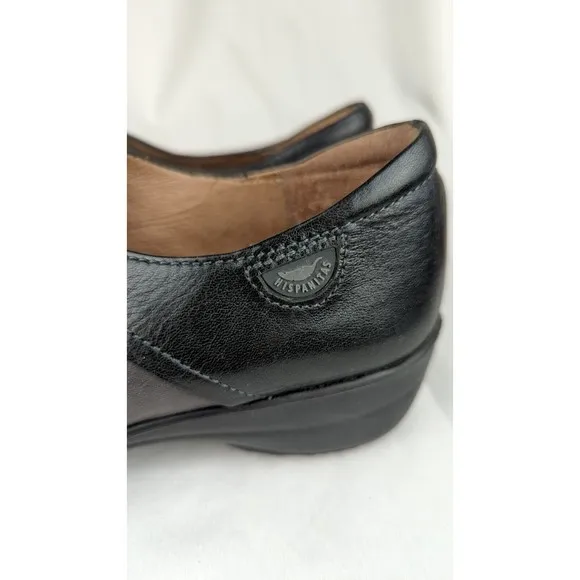 Hispanitas Extra Light Lace Up Shoes Patchwork Layered Leather Gray Black 6.5 37