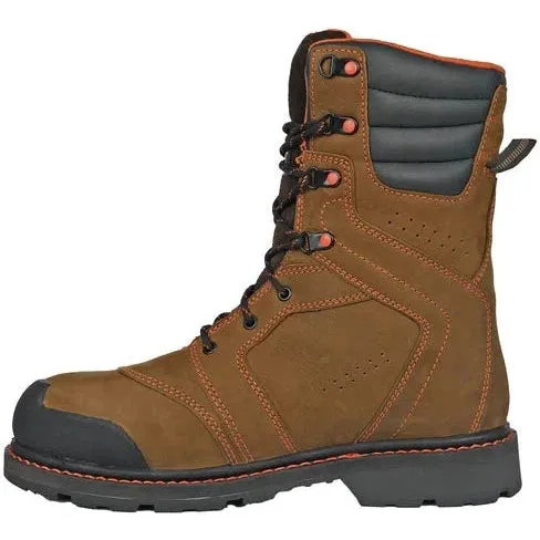 Hoss Men's Clash 9" Composite Toe WP 1000G Insulated Puncture Resistant Boot - Brown 80264