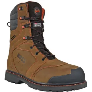 Hoss Men's Clash 9" Composite Toe WP 1000G Insulated Puncture Resistant Boot - Brown 80264
