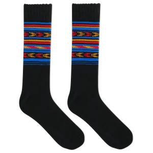 HOTSOX Men's Geo Stripe Boot Crew Sock