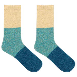 HOTSOX Women's Color Block Boot Crew Sock