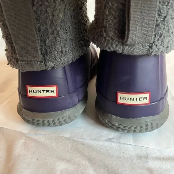 Hunter Original Insulated Slipper Boot Rain Boot Youth Girls Size 5​