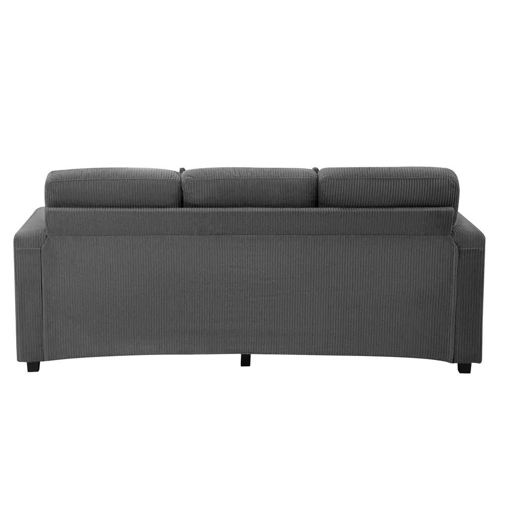 ITALI 3 Seater Sofa Modular Couch Drawers Ottoman Velvet