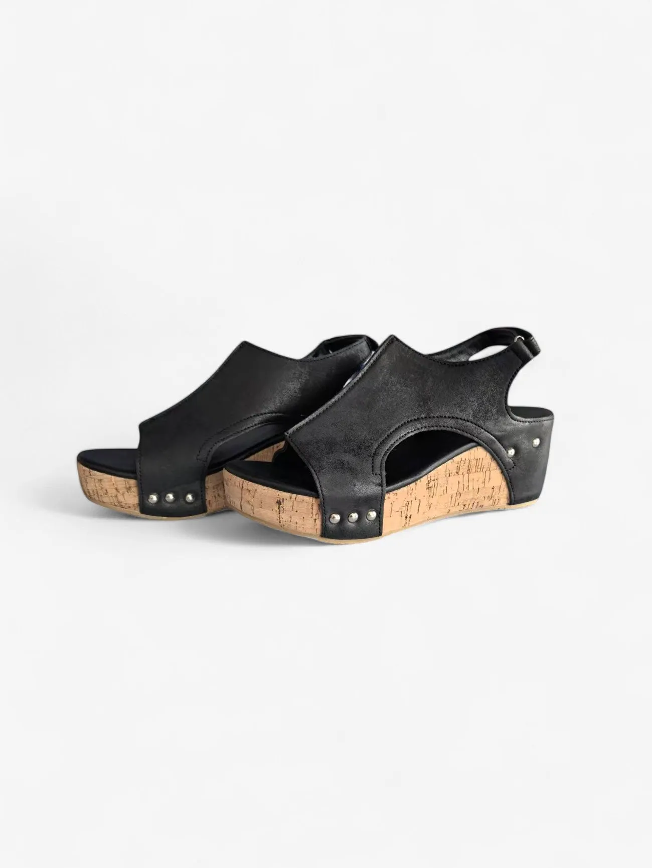 Jada | Women's Platform Wedge Sandals Slip On Summer Shoes
