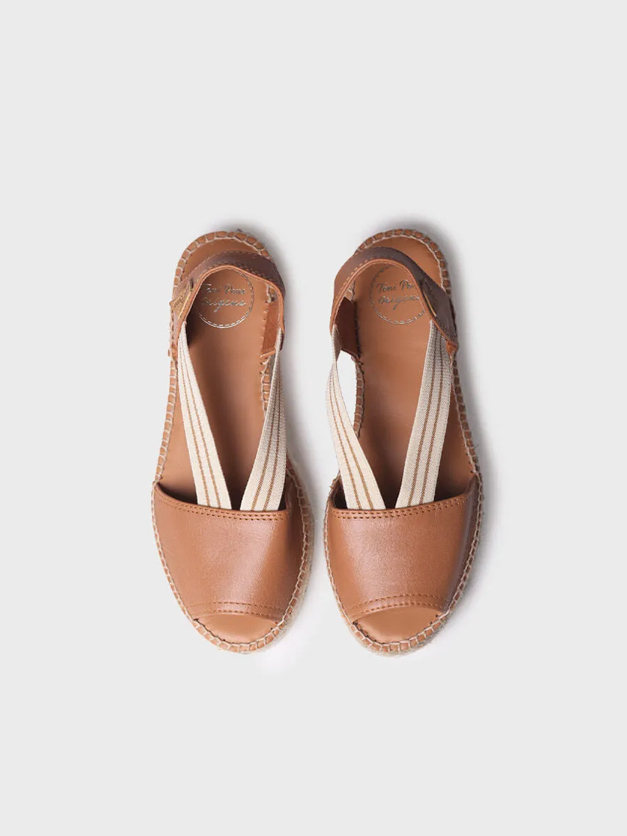 Jute platform sandal for women - ESTEL-SW