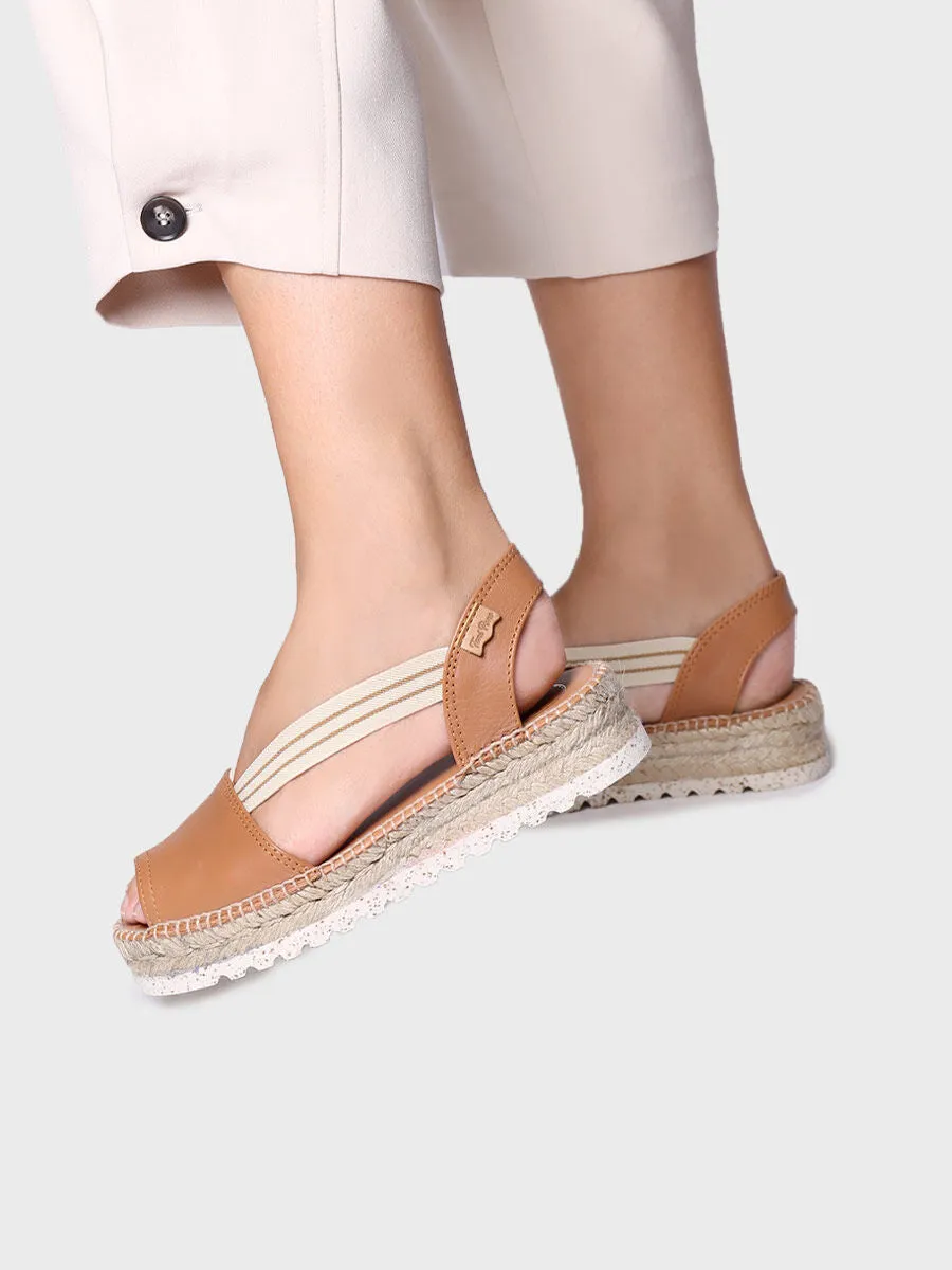 Jute platform sandal for women - ESTEL-SW