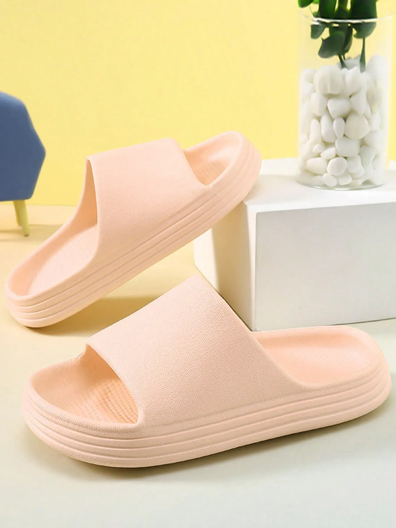 Kids Slides Girls Boys Comfort Non-Slip Thick Sole Slippers- FD