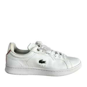 Lacoste Carnaby Pro Leather White Sneakers size 6.5