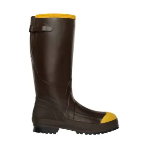 Lacrosse Men's Alpha Aggressive 16 Inch Brown 3.5MM Steel Toe Boots - Brown