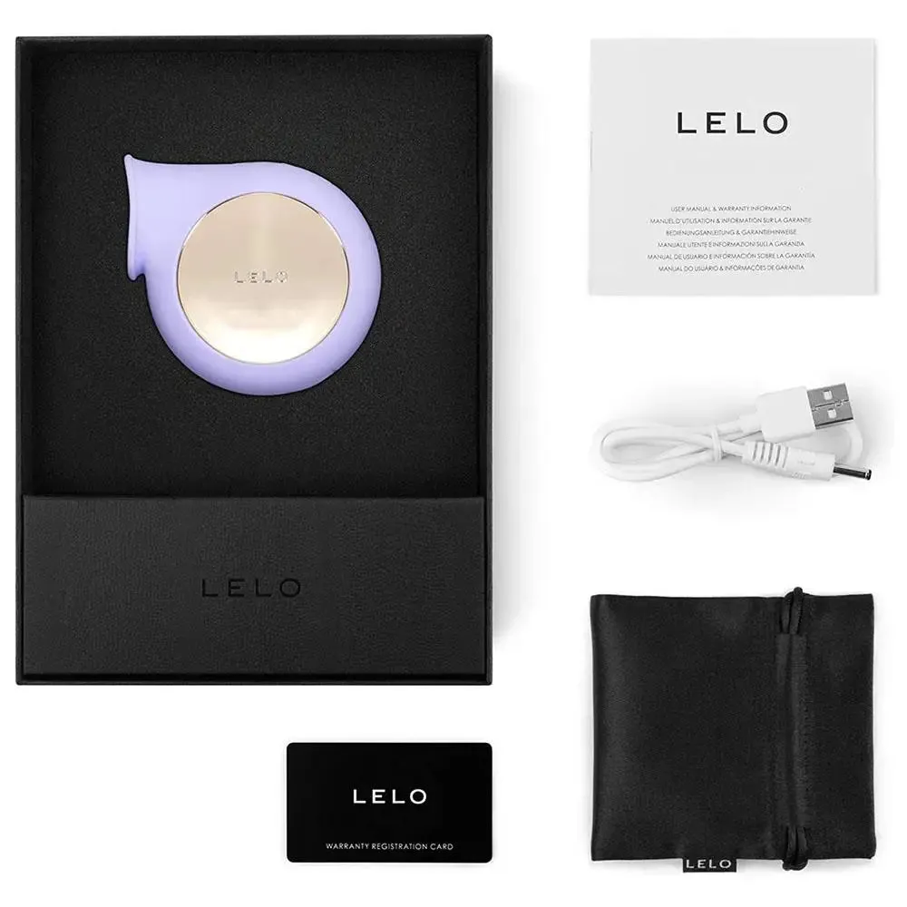Lelo Silicone Purple Rechargeable Clitoral Vibrator with 8-settings