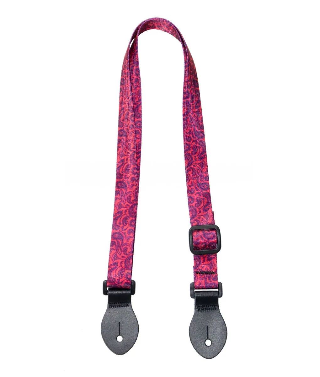 LG 1" Paisley webbed ukulele strap