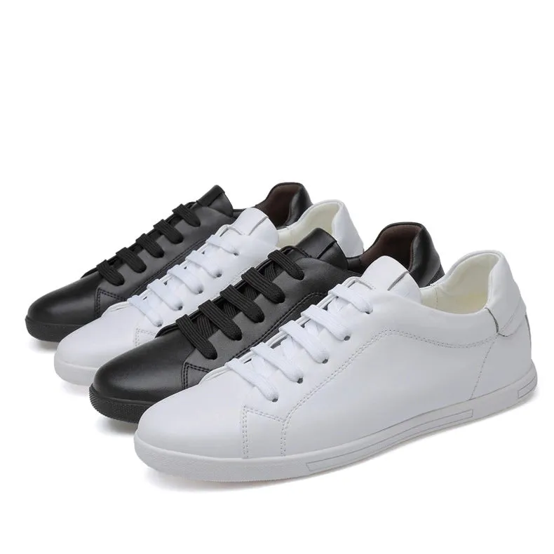 Light Leather Sneaker- White