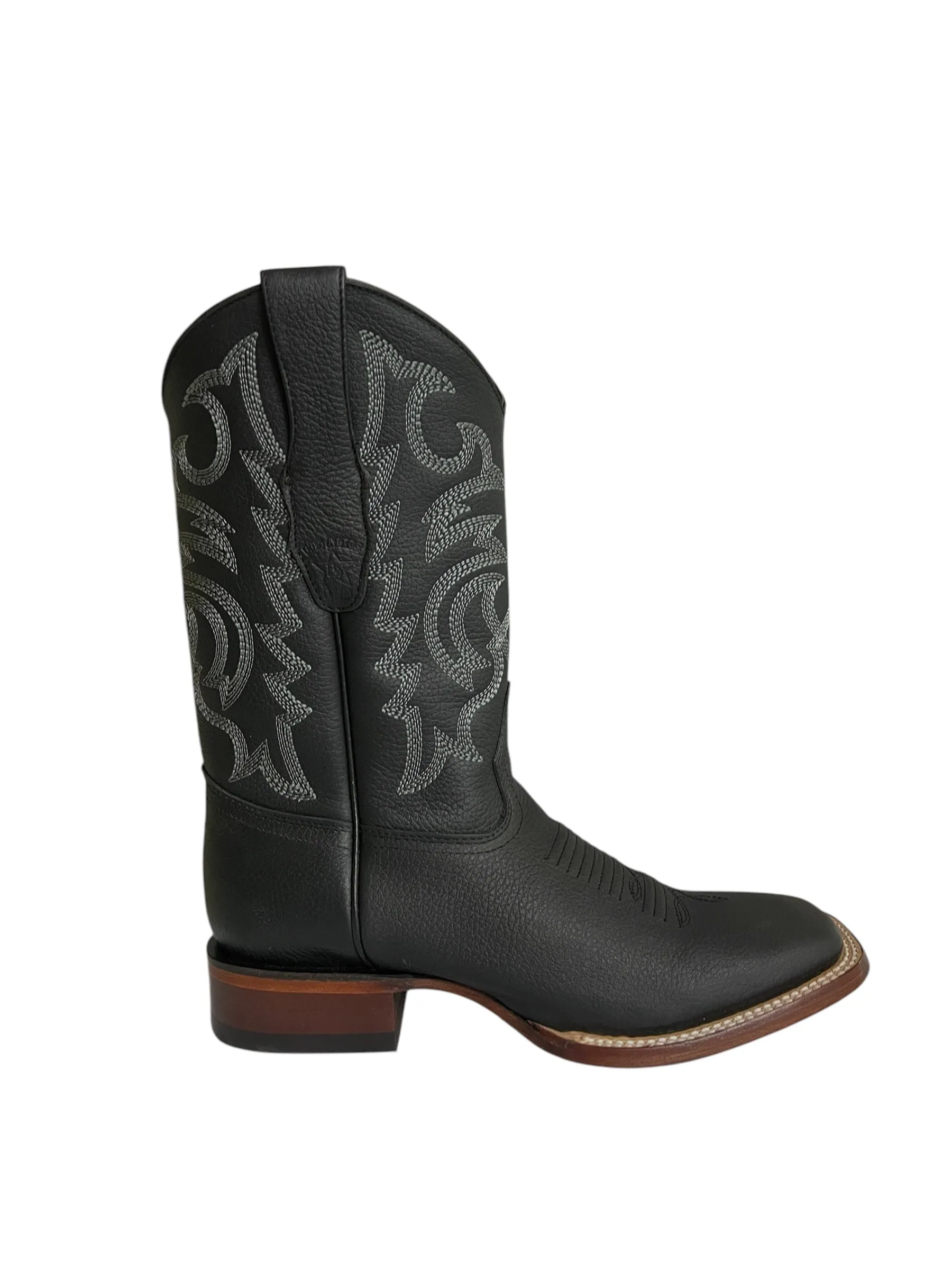 Los Altos Wide Square Toe Grisly black - 8222705