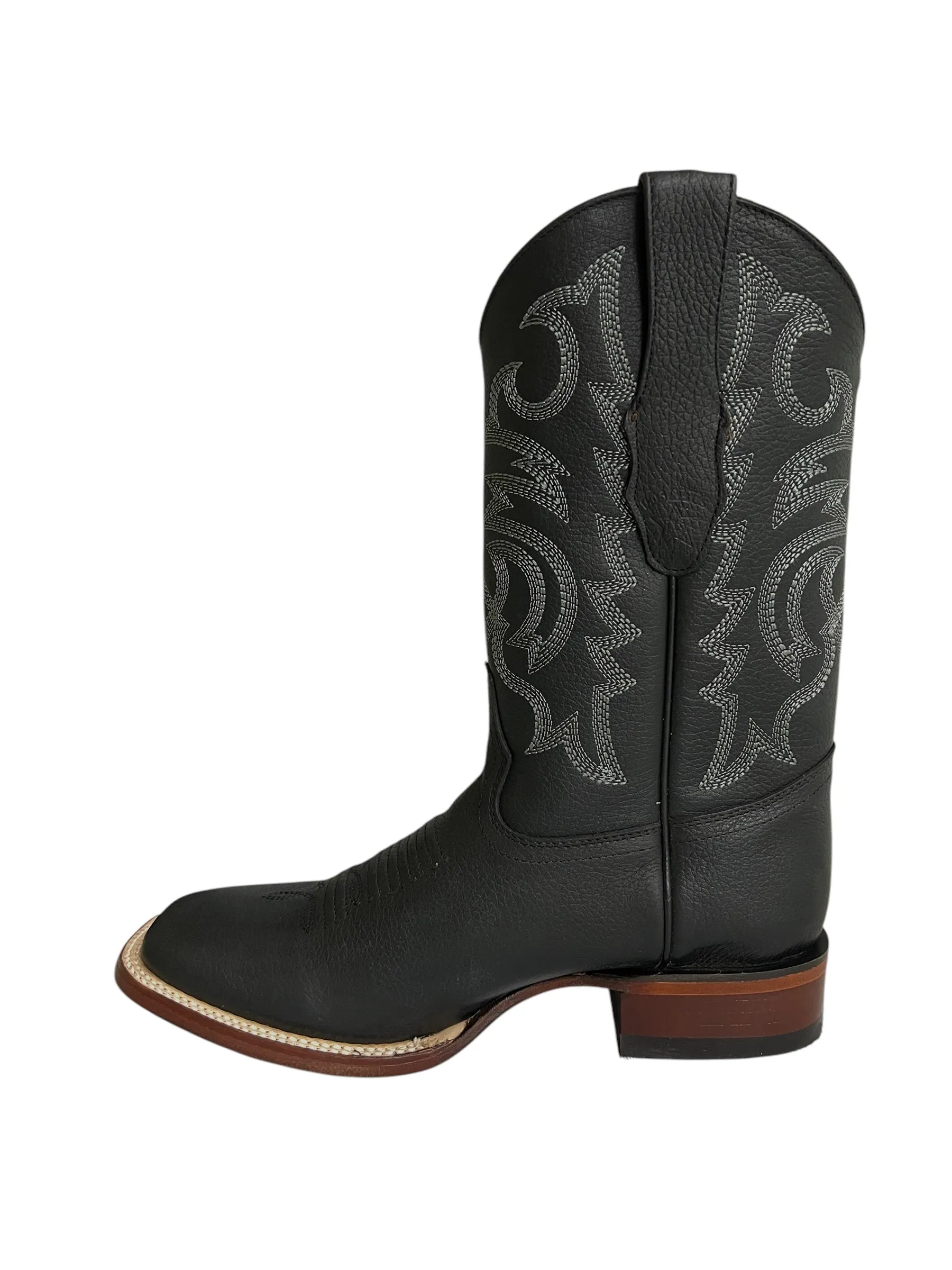 Los Altos Wide Square Toe Grisly black - 8222705