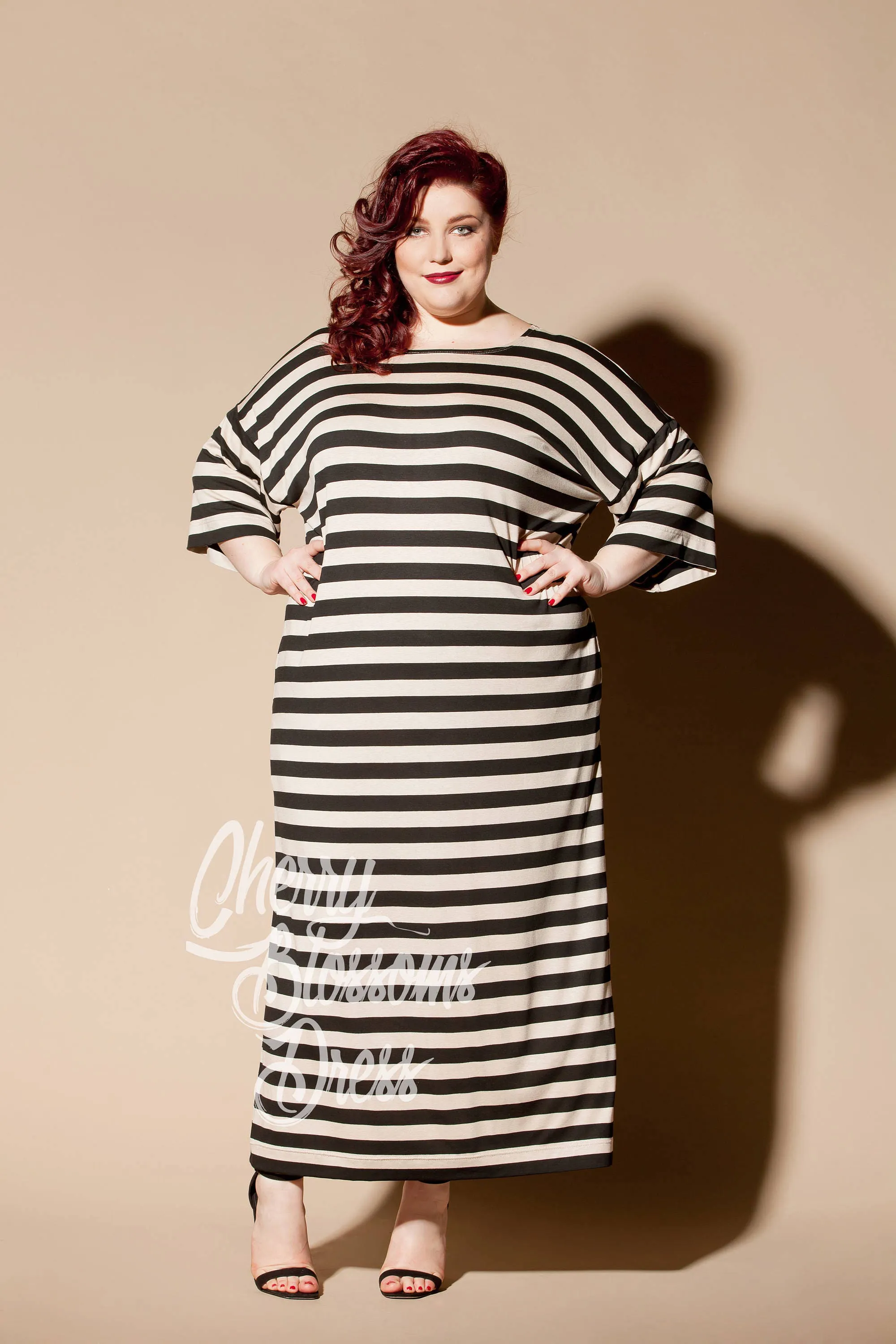 Loungewear Kaftan Dress, Plus Size Dress, Comfy Dress, Striped Dress, Lounge Robe Dress, Plus Size Clothing, Loose Maxi Dress, Stay Home