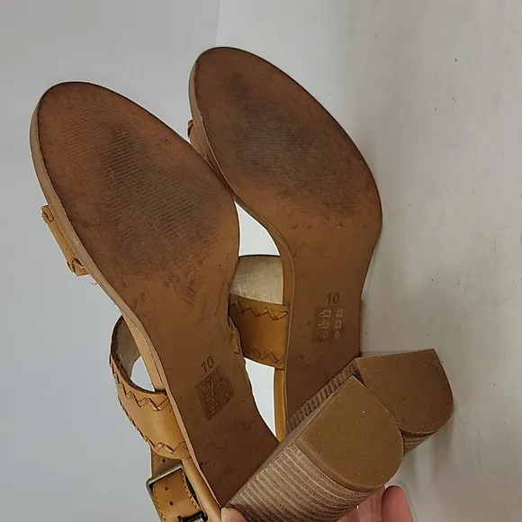 Madewell The Angie Tan Leather Women's Sandals