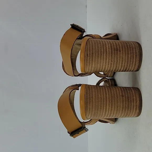 Madewell The Angie Tan Leather Women's Sandals