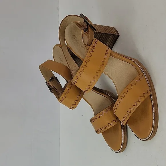 Madewell The Angie Tan Leather Women's Sandals