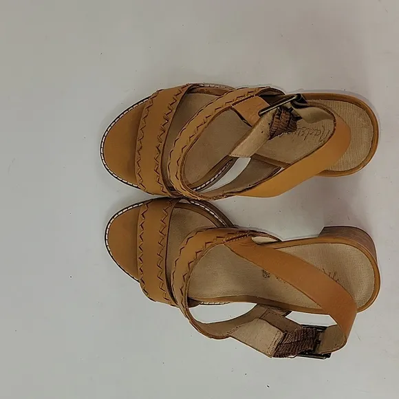 Madewell The Angie Tan Leather Women's Sandals