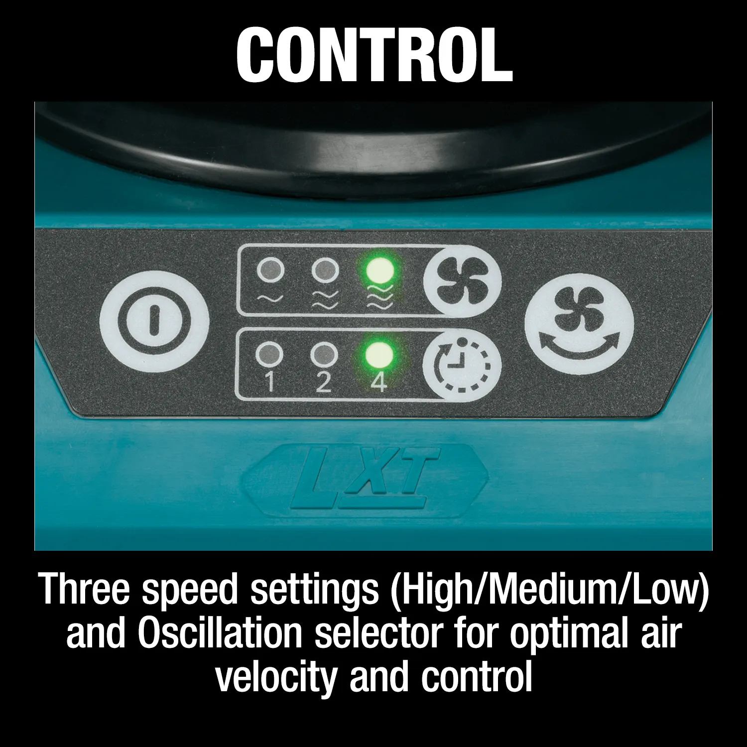 Makita DCF301Z 18V LXT Cordless or Electric 13" Jobsite Fan (Tool Only)
