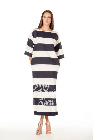 Maxi Summer Dress with Wide Sleeves