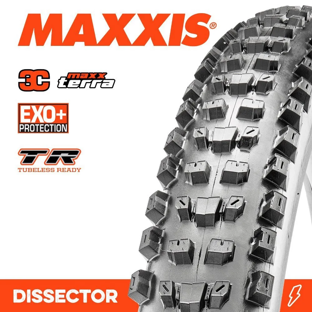 Maxxis Tyre Dissector 27.5 X 2.40 WT 3C Terra EXO  TR Fold 60TPI E-25