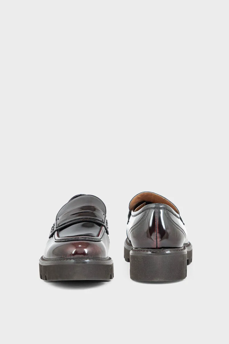 Men Formal Loafers MF7016-Maroon