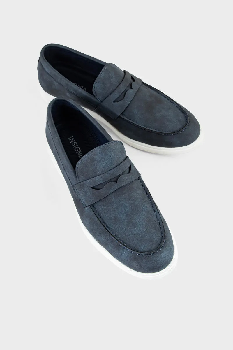 Men Formal Loafers MF7022-Navy