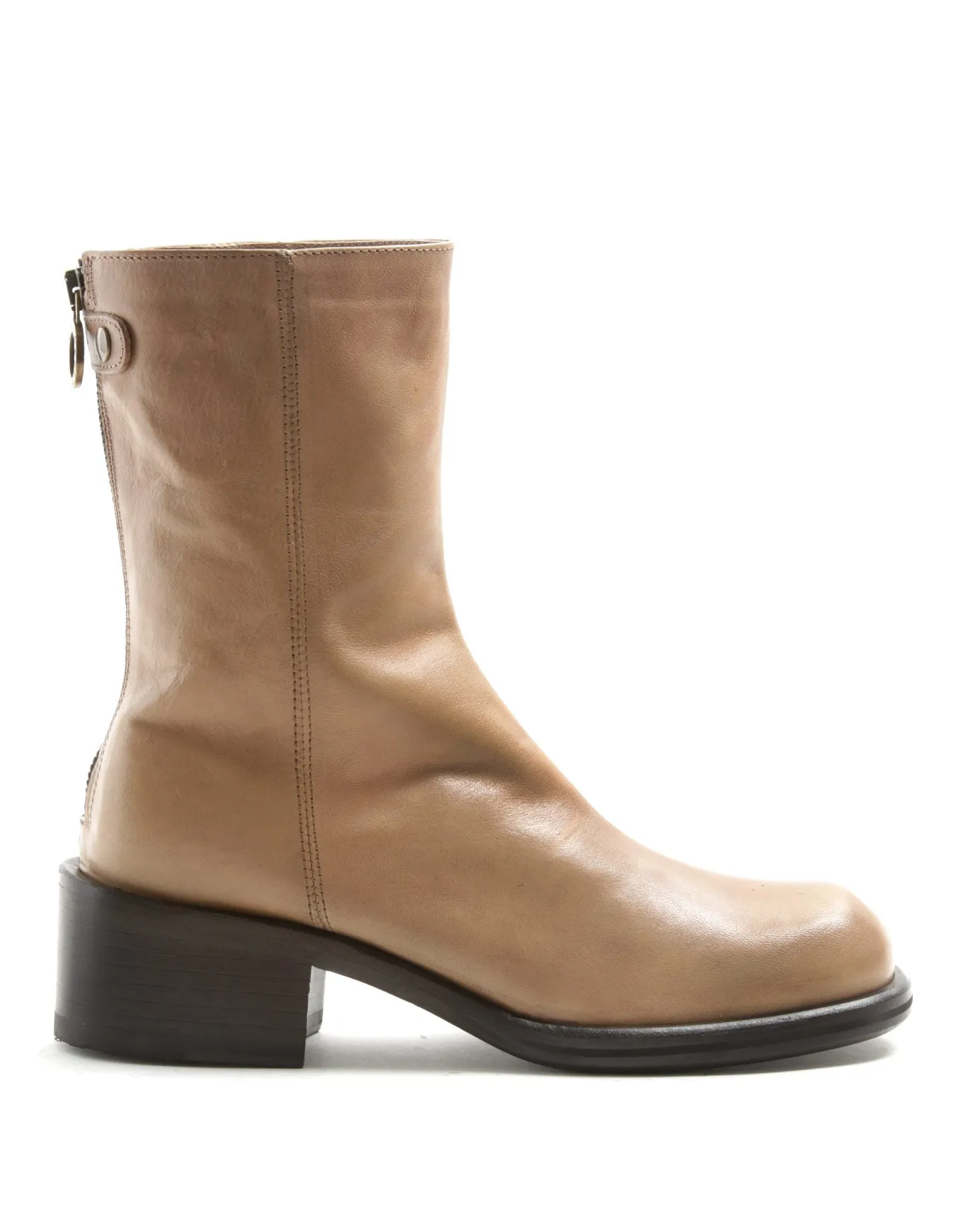MENNY Sand Leather Boots