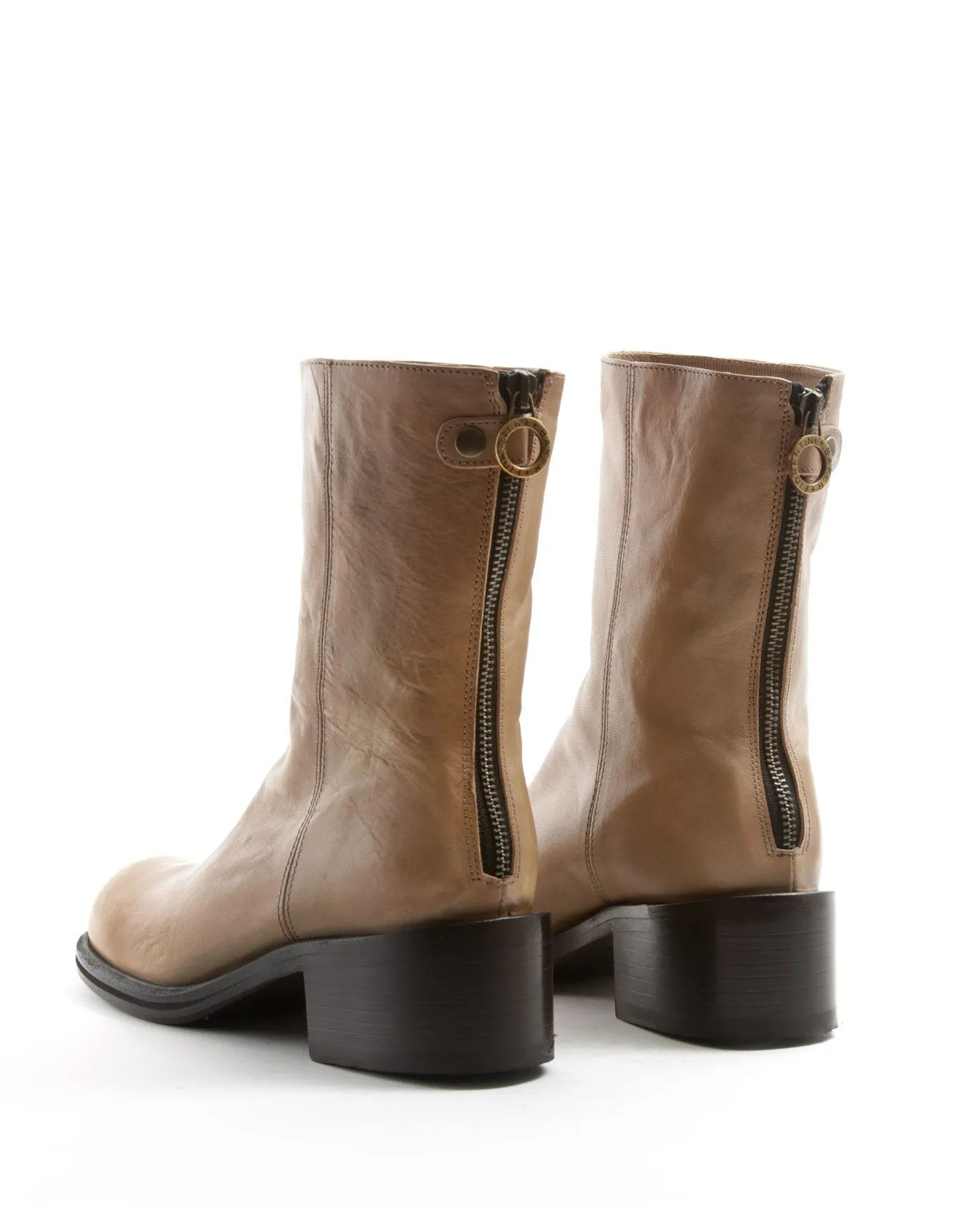 MENNY Sand Leather Boots
