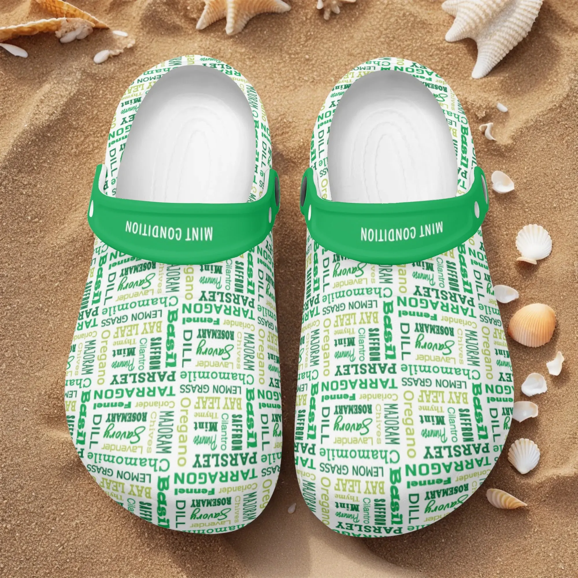 Men's All Season Clogs: Herbs