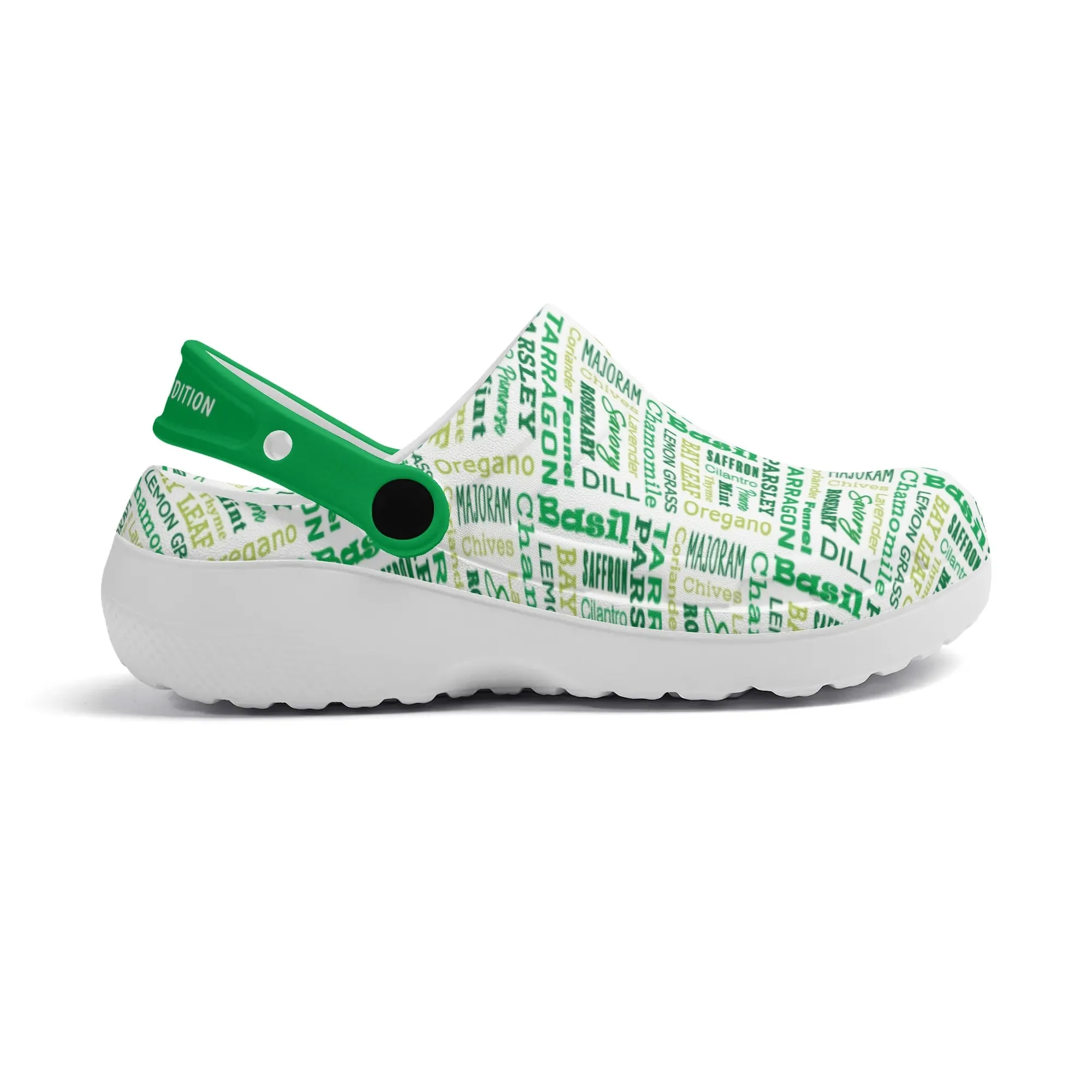 Men's All Season Clogs: Herbs