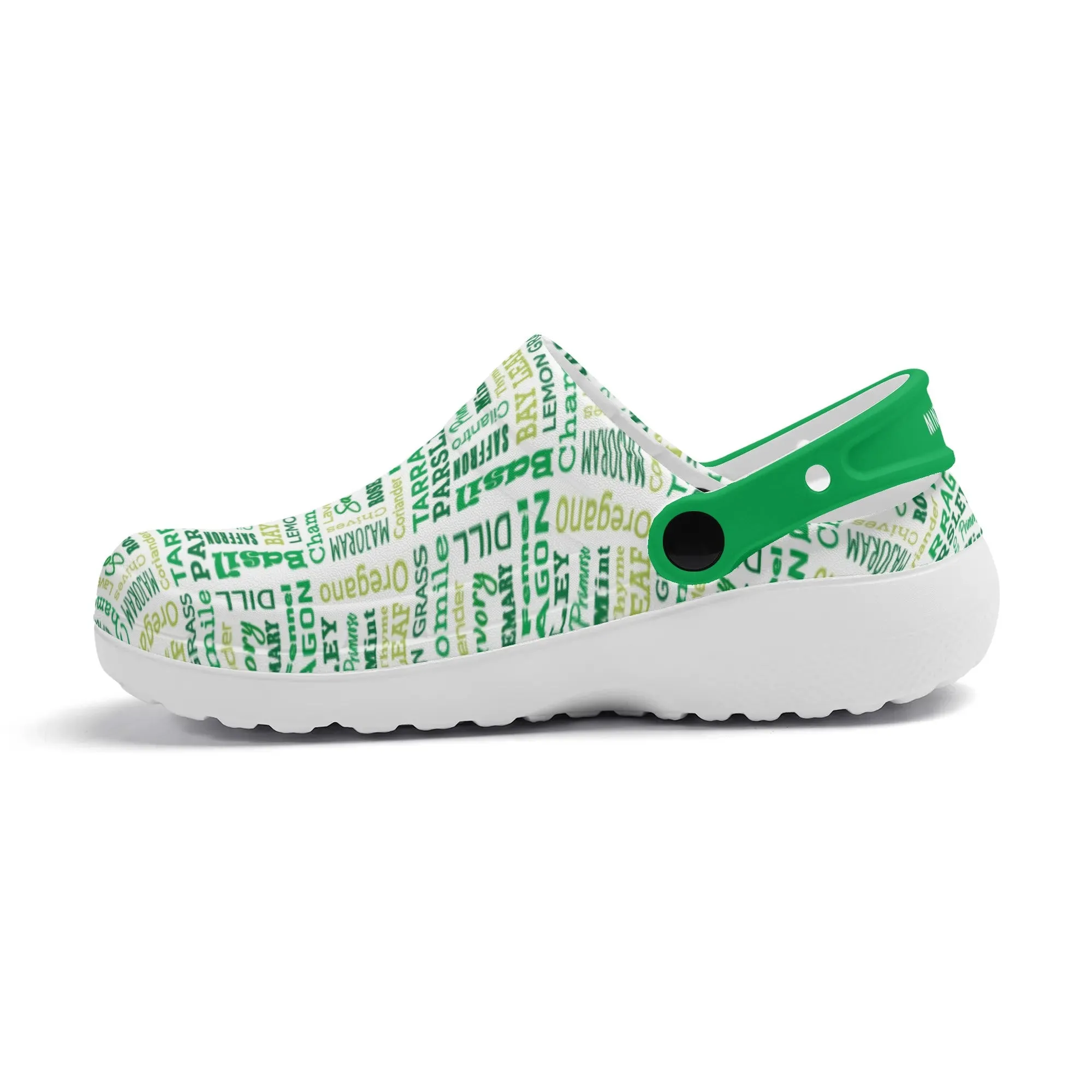 Men's All Season Clogs: Herbs