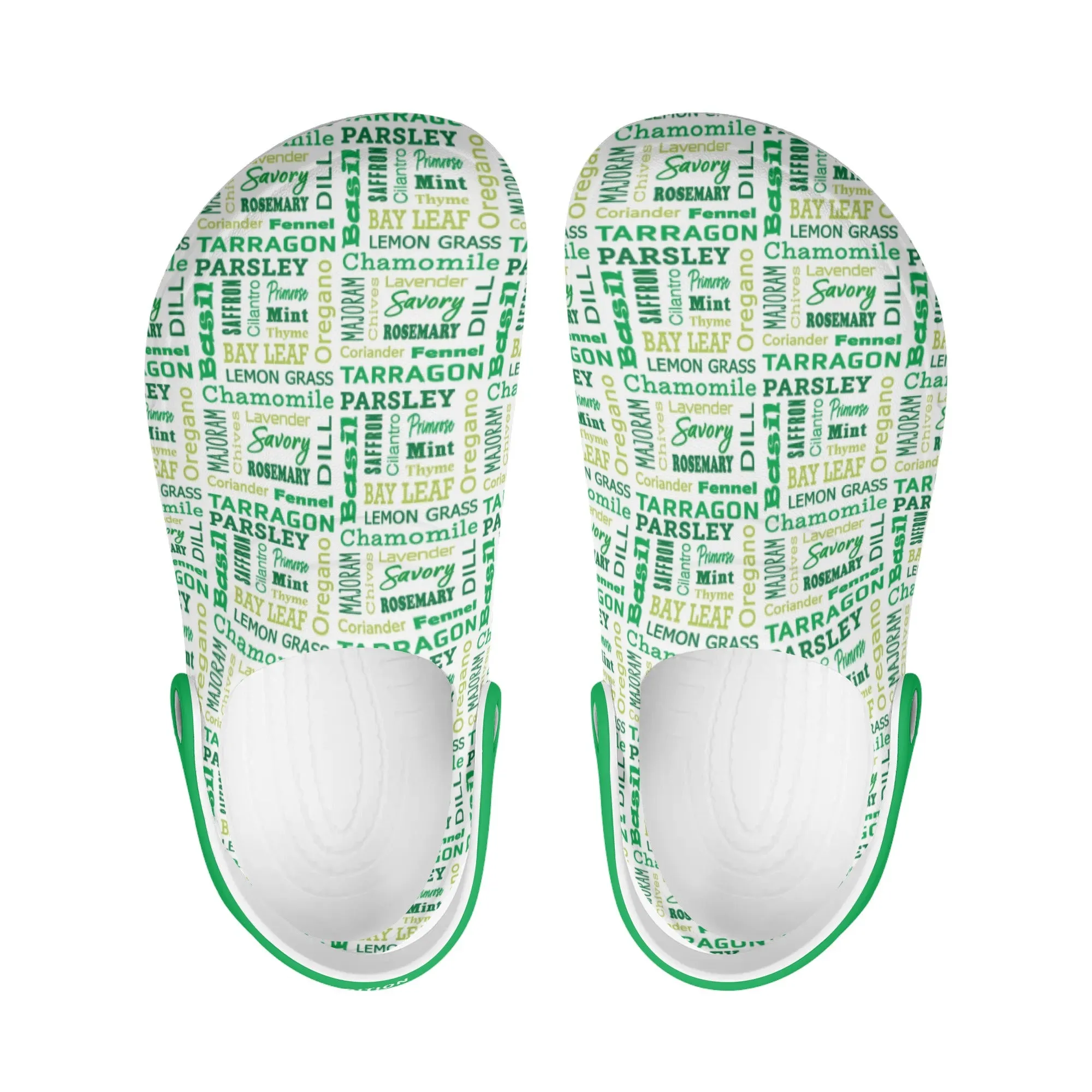 Men's All Season Clogs: Herbs