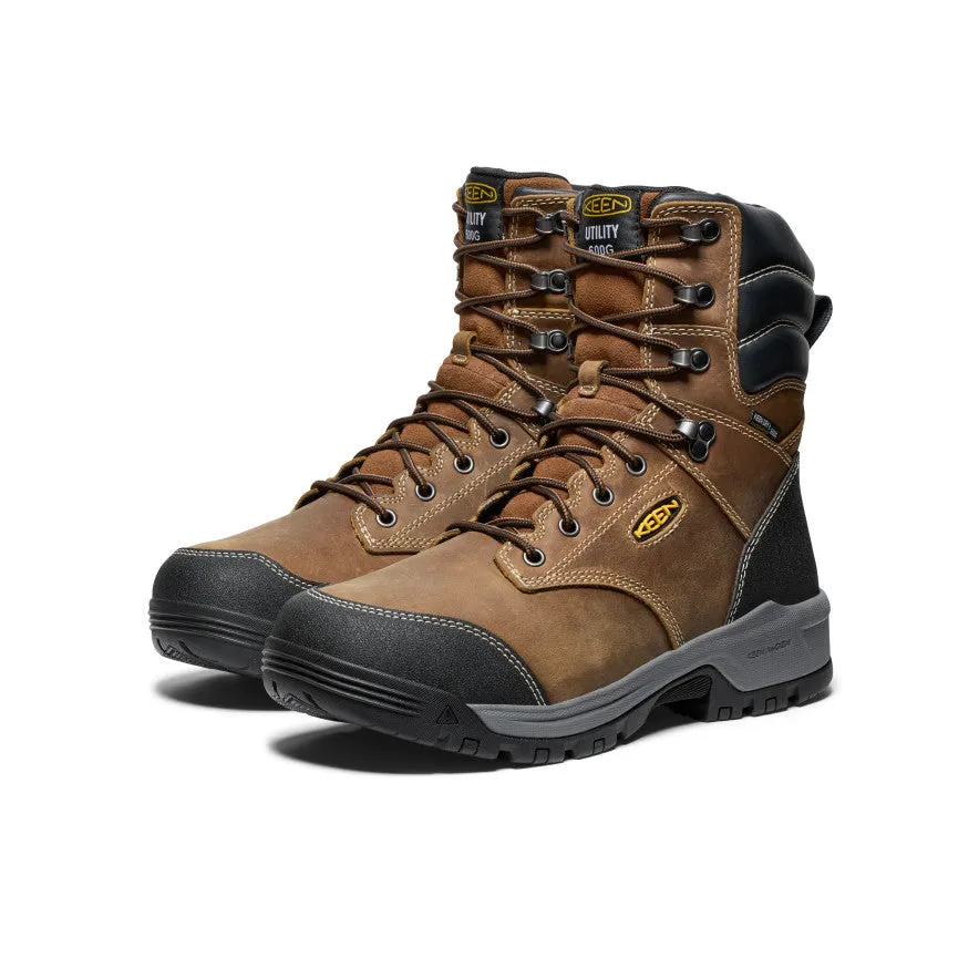 Men's Evanston 8" Insulated Waterproof Boot (Soft Toe) (Wide)