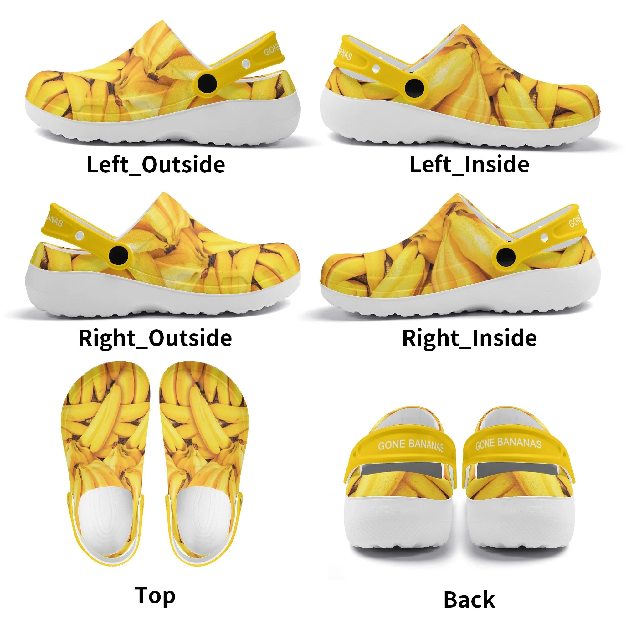 Men's Season Clogs: Bananas