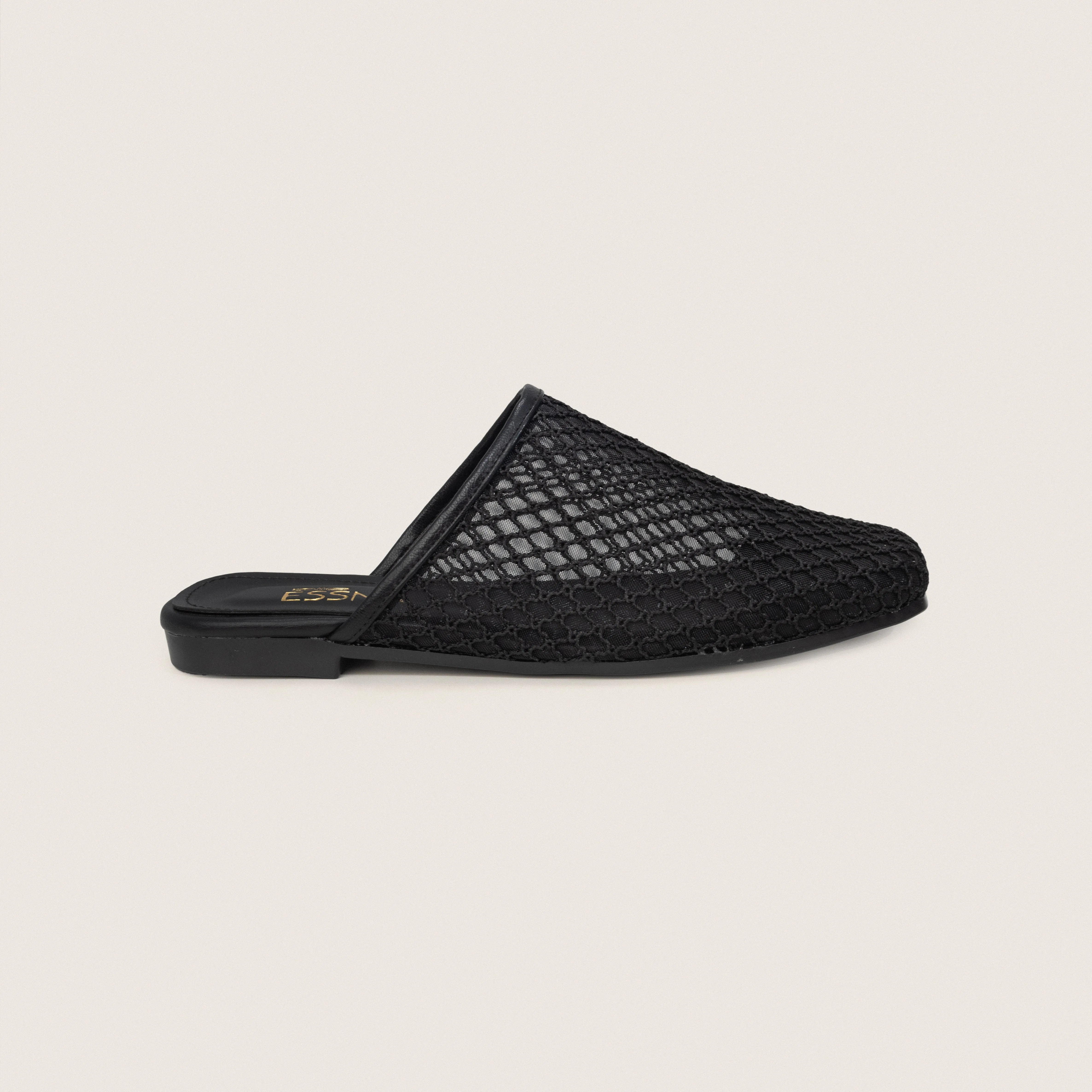 Mesh Mules in Black