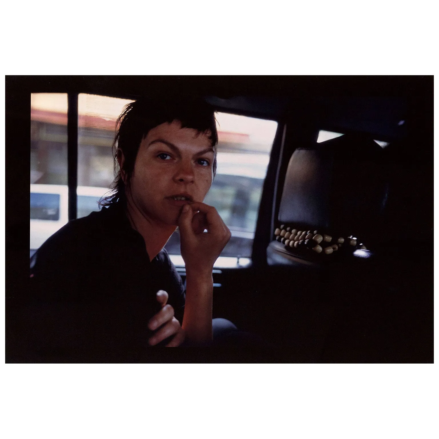 NAN GOLDIN "VALERIE IN THE TAXI, PARIS", 2001