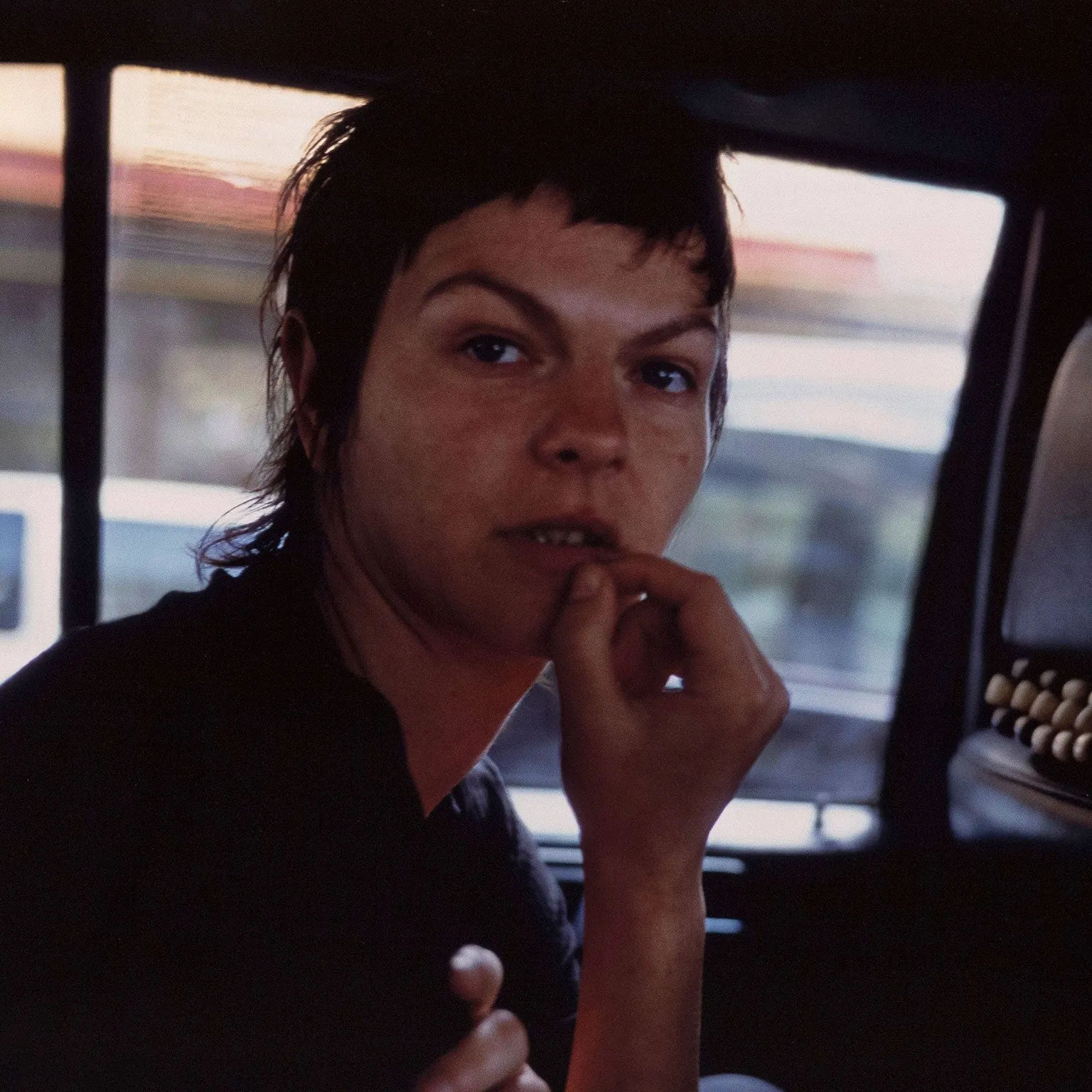 NAN GOLDIN "VALERIE IN THE TAXI, PARIS", 2001