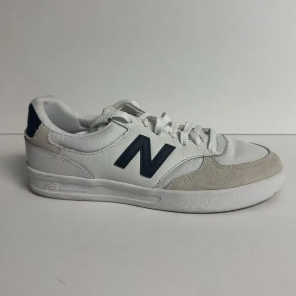 New Balance Womens 300 Court Sneaker White Size 8.5 D