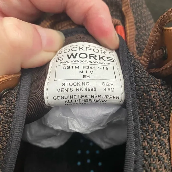 New Rockport Works &amp; TruFlex Fly Composite Toe Sneaker