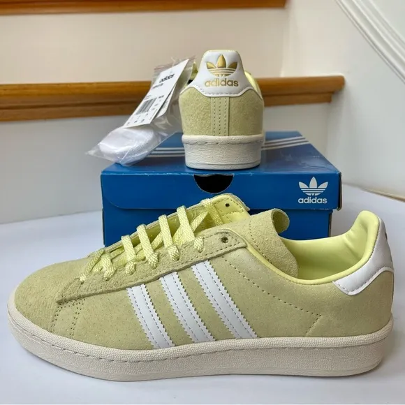 NWT Adidas Campus 80s Light yellow - green Sneakers