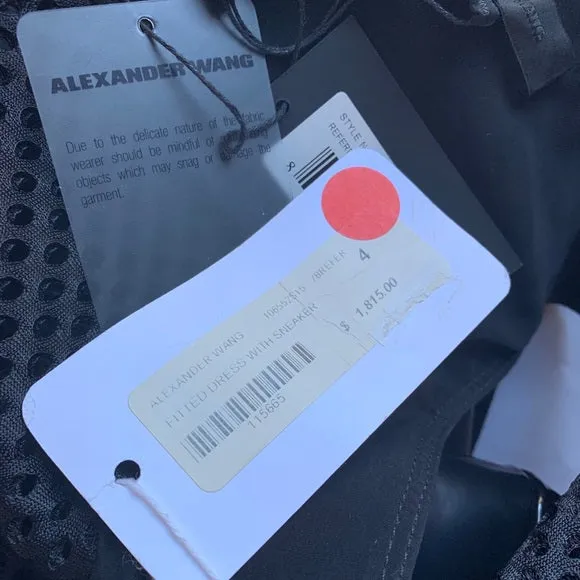 NWT Alexander Wang Sneaker Dress Referee Line