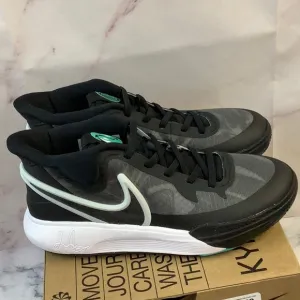 NWT Nike - Move to Zero Kyrie 8 Sneaker Black/Black White-Light Girls Size 2